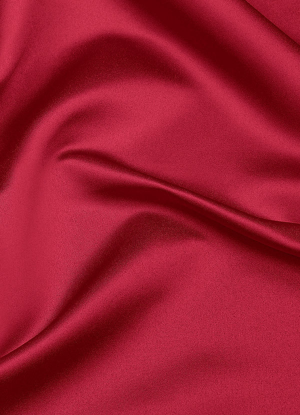 front Tkanina satynowa matowa Azazie na metry Szkarłat