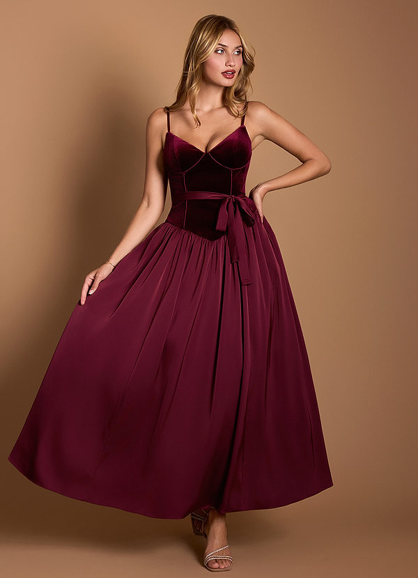 Vestido Vino Largo Francie image1