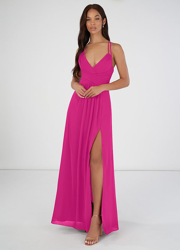 Fuchsia Azazie Farren Bridesmaid Dresses Azazie