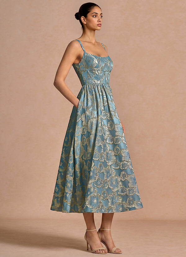 Julietteh Lake Blue Midi Dress image1