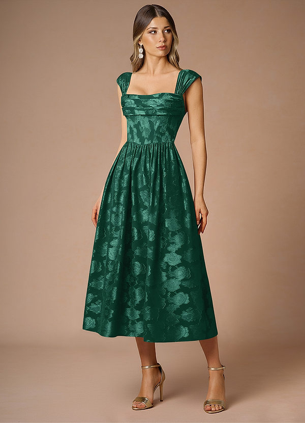 Dana Hunter Green Midikjole image1