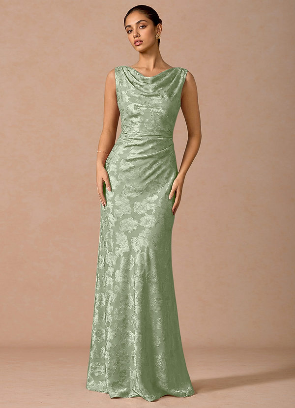 Juliska Light Green Maxi Dress image1
