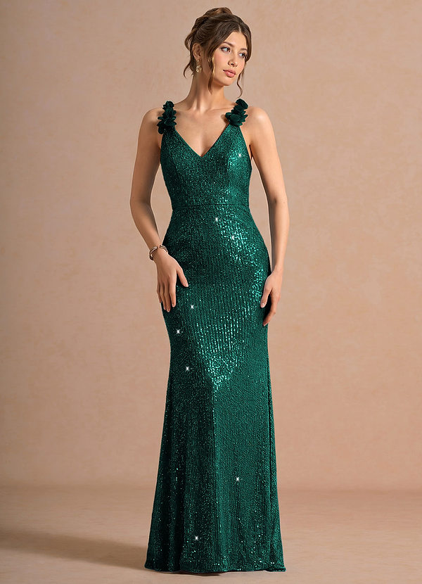 Robe Longue Vert Chasseur Elorae image1