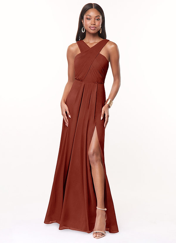 Robe Longue Terracotta Brandie image1