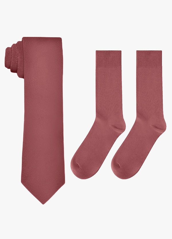 front Matching Wide Tie & Socks Set