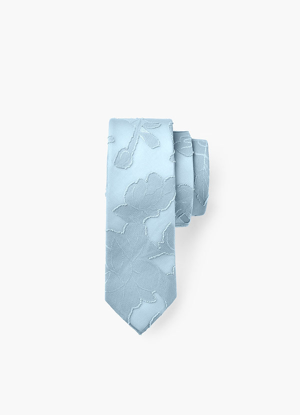 front Floral Burnout Skinny Tie