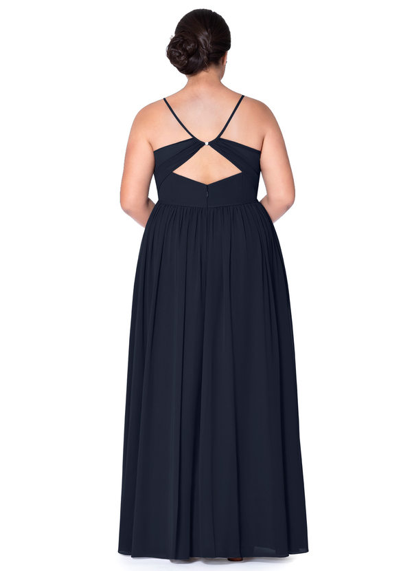  Azazie Cora Bridesmaid Dress  Dark Navy Azazie 