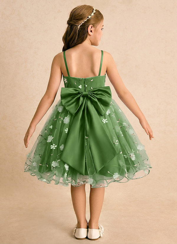 Junebug Flower Girl Dresses Basil Ball-Gown Spaghetti Strap Tulle Dress image1