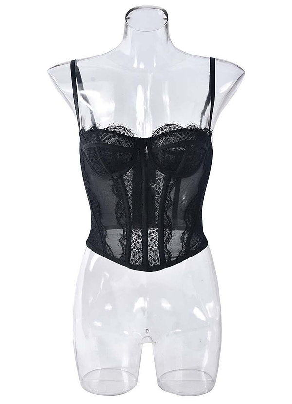 front Lace Corset