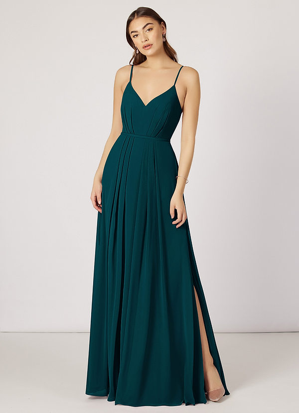 Pine Azazie Everest Bridesmaid Dresses | Azazie