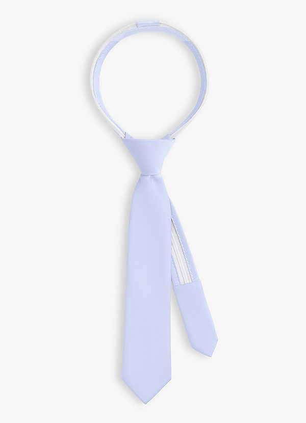 front Boy's Matte Satin Pre-Tie