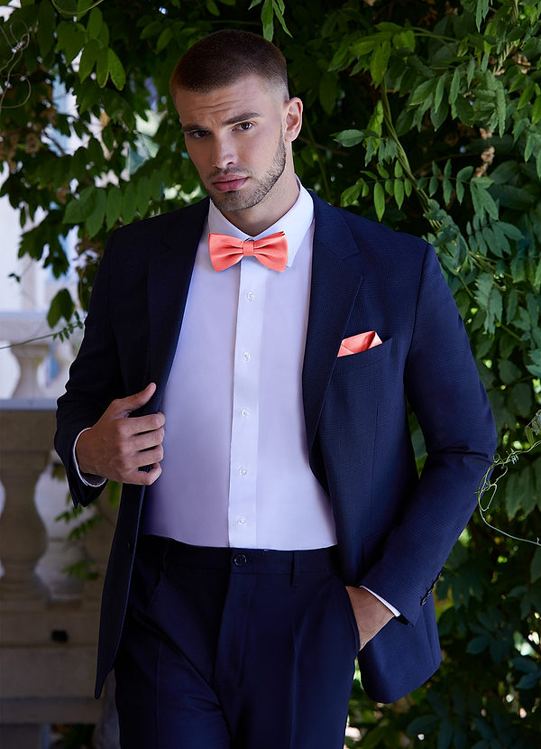 front Gentlemen's Collection Matte Satin Bow Tie