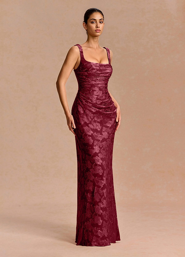 Agustina Wine Maxi Dress image1