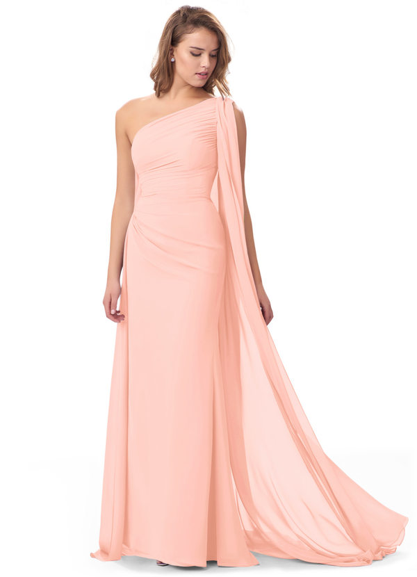  Azazie  Lydia Bridesmaid  Dress  Coral  Azazie 