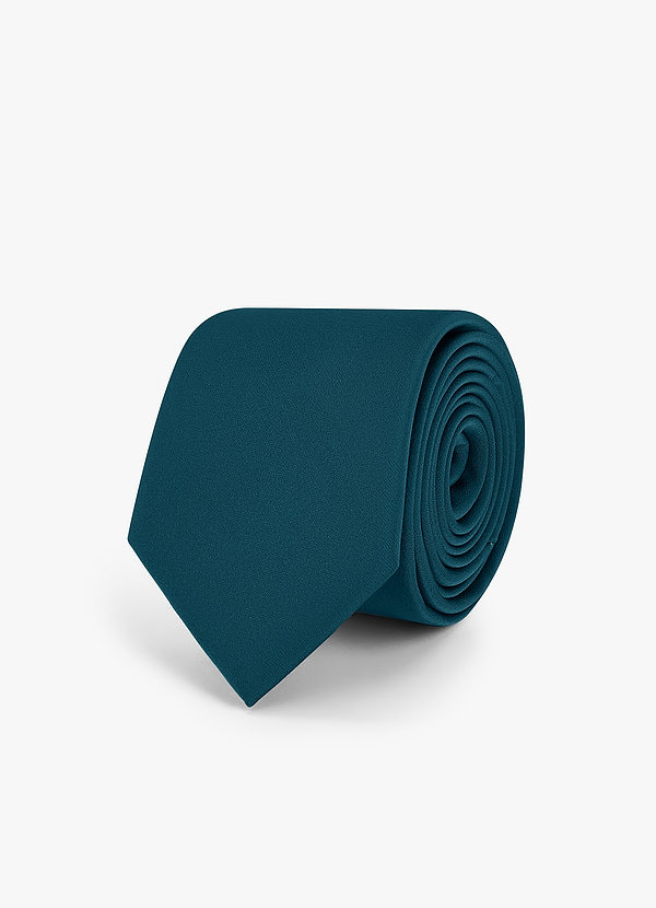 front Boy's Stretch Satin Neck Tie