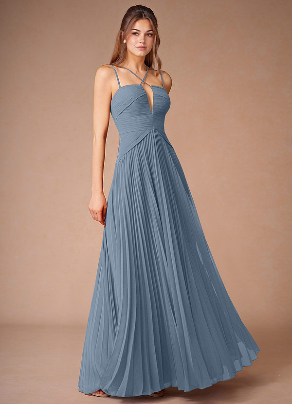 Aisling Azzurro Polvere Maxi vestito image1