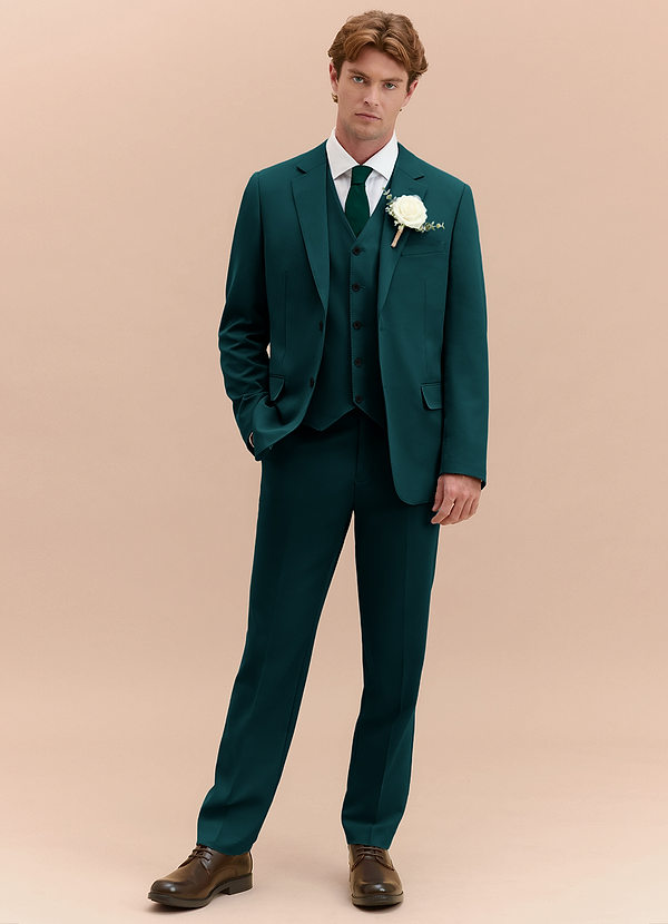 front James Pine Structured Stretch 3-piece suit
