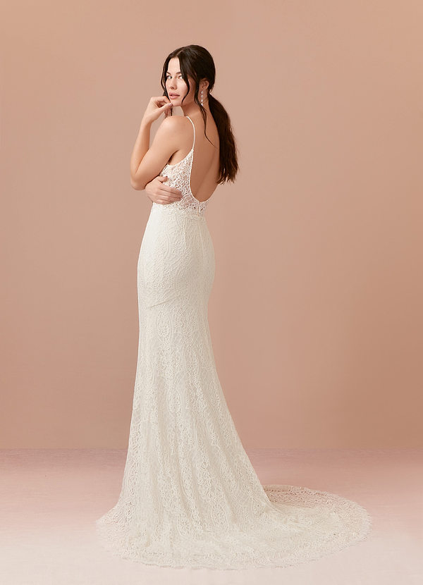 back Azazie Lianna Wedding Dress