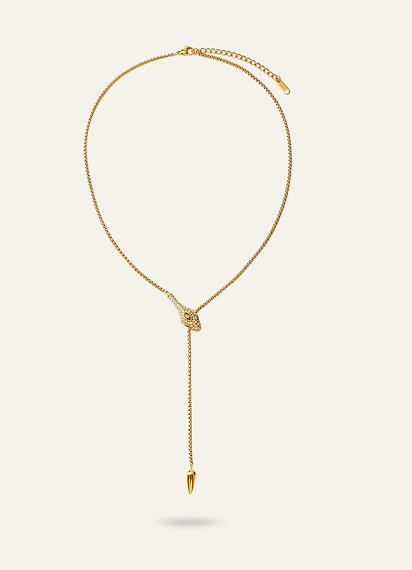 front Slangenkop lasso ketting