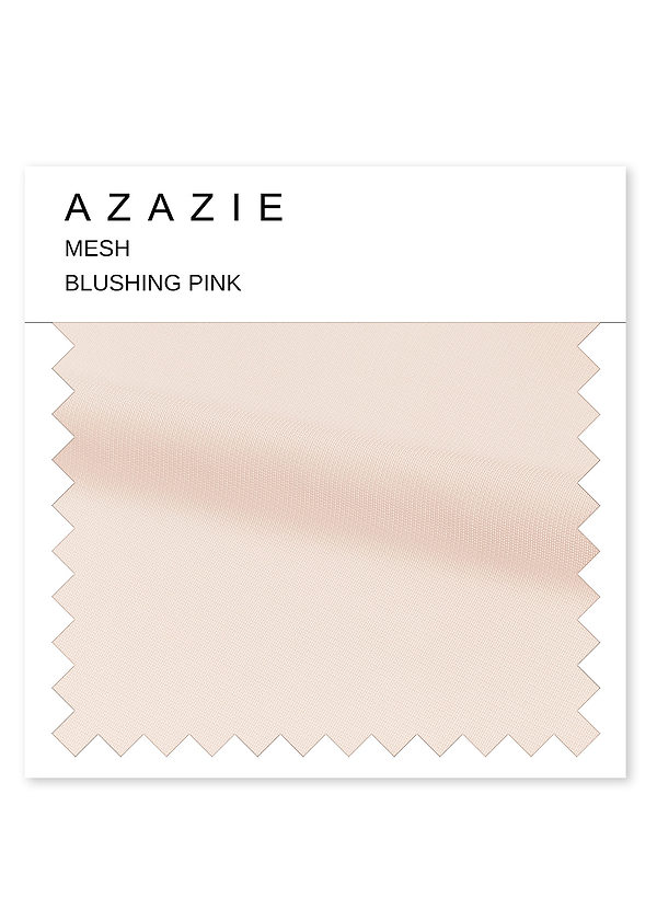 front Azazie Zartrosa Mesh-Muster