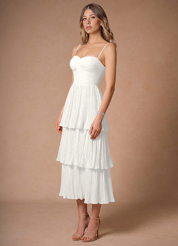 Isla White Midi Dress image1
