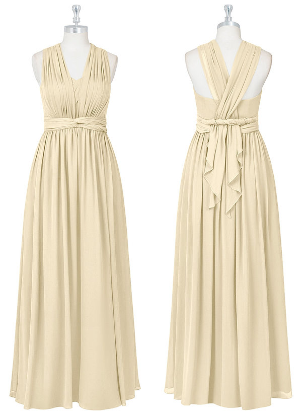 Azazie Stella Bridesmaid Dress - Champagne | Azazie