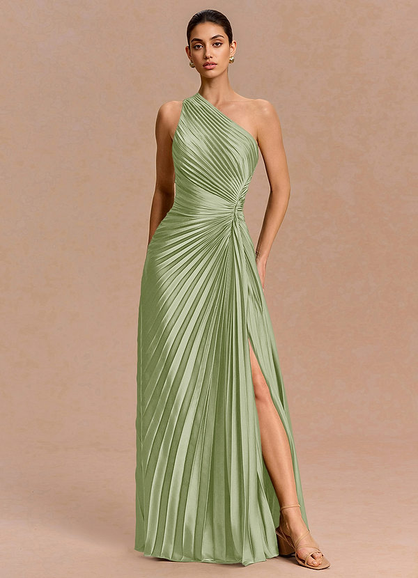 Robe Maxi Vert Clair Zelie image1