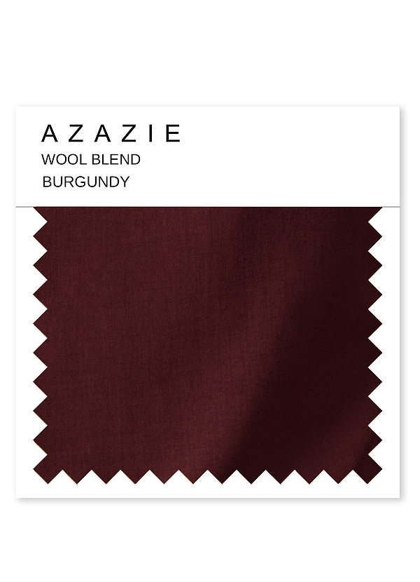 front Azazie Burgundy Suit Swatch