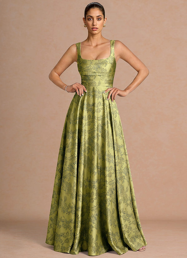 Azaria Moss Navy Maxi Dress image1