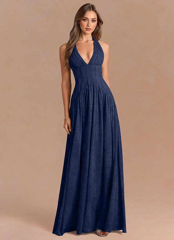 Margot Navy Maxi Dress image1