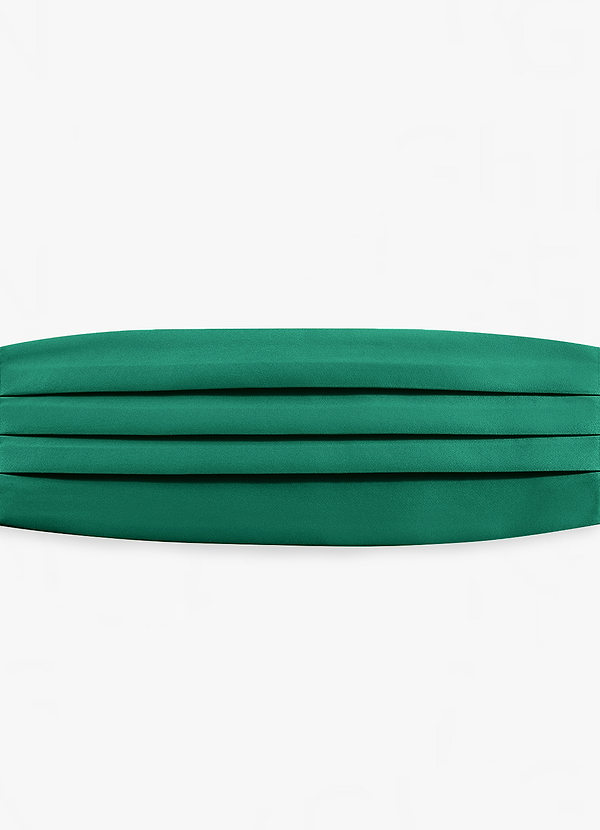 front Fajín clásico de satén mate para caballero