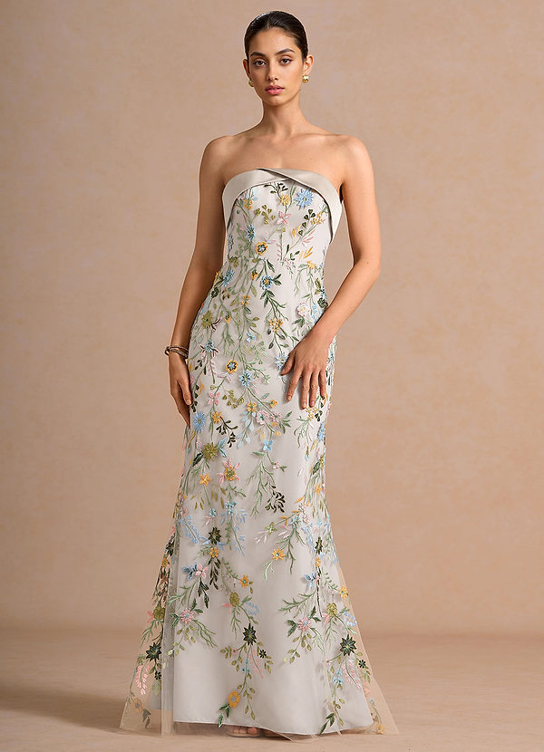 Beabea White Maxi Dress image1