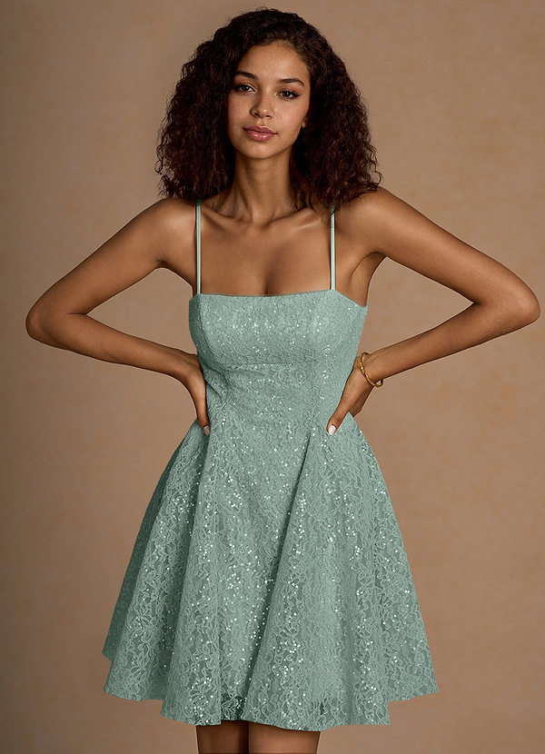 Xenia Tequila Pailletten-Minikleid image1