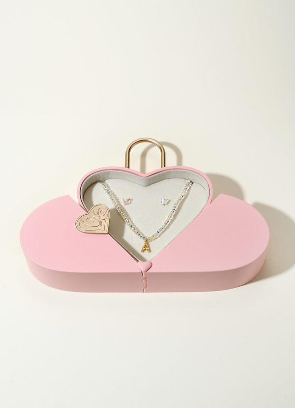 front Heart-Shaped Fold-Out Gift Box