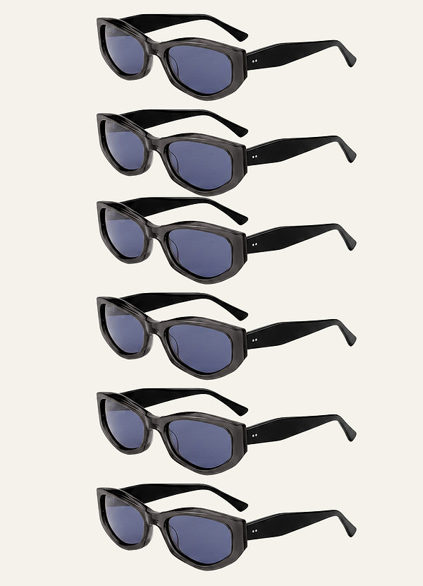 front Juego de 6 gafas de sol polarizadas para damas de honor