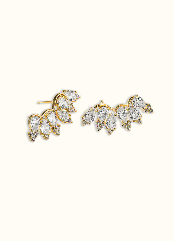 front Crystal Constellation Earrings