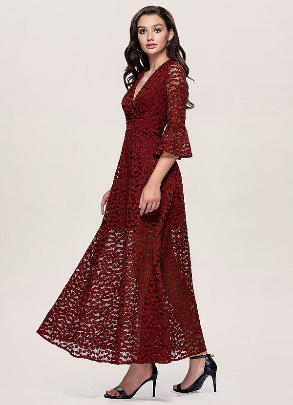 azazie burgundy dresses