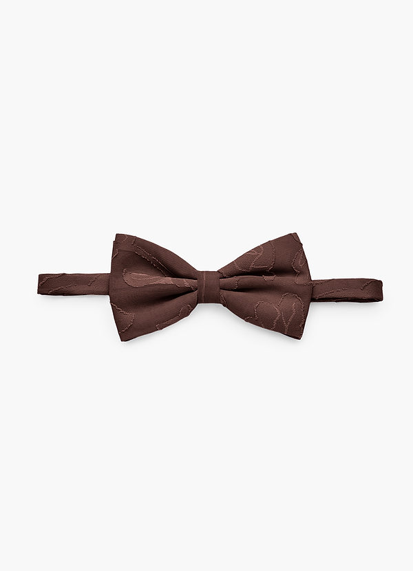front Floral Burnout Adjustable Bow Tie
