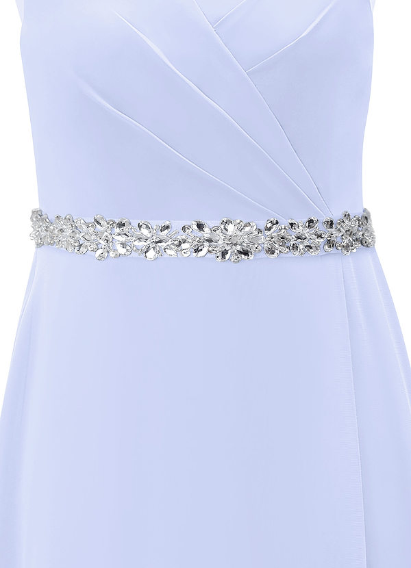 front Chiffon Sash with Starlight Beading