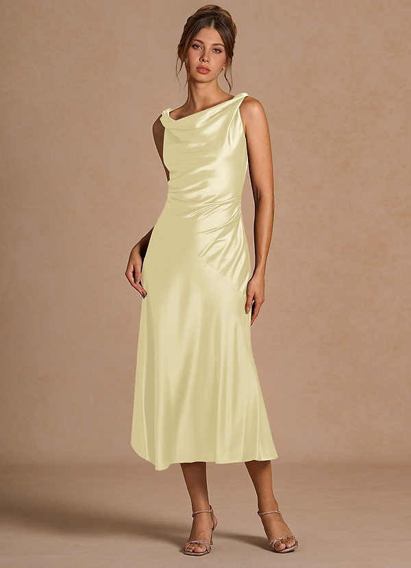 Nerine Lemon Sorbet Midi Dress image1
