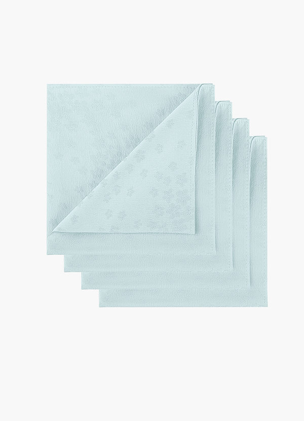 front Jacquard Pocket Square Set – 4 Pieces