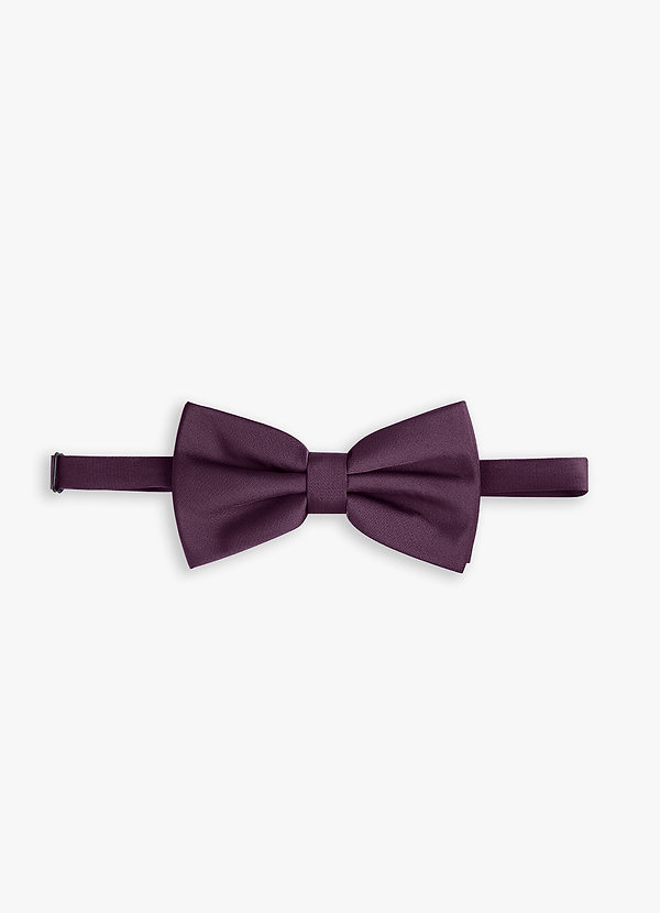 front Adjustable Stretch Satin Bow Tie