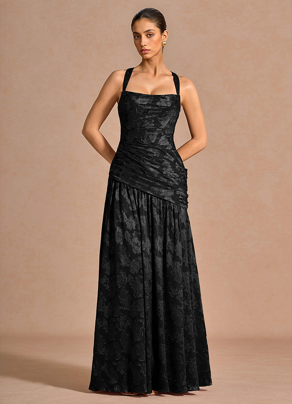 Briony Black Maxi Dress image1