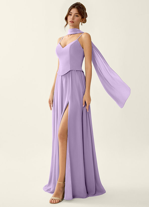 Chloely Purper Gala jurk image1