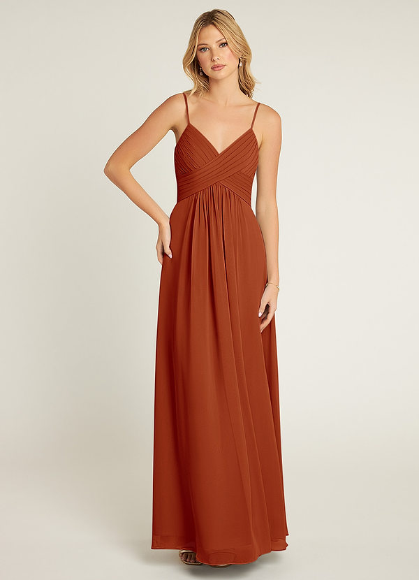 Paprika Azazie Shannon Bridesmaid Dresses Azazie