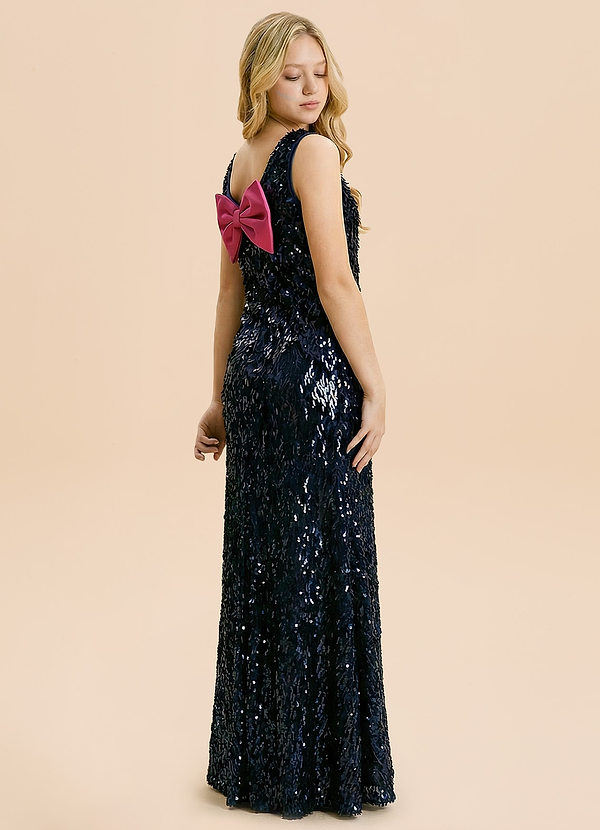 front Azazie Ayla Junior Formal Dress