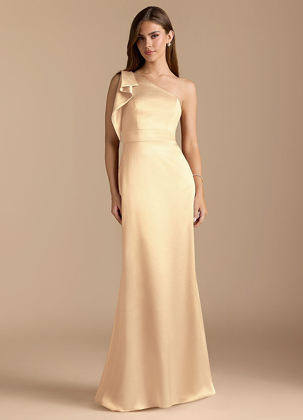 Vestido Oro Largo Rinna image1