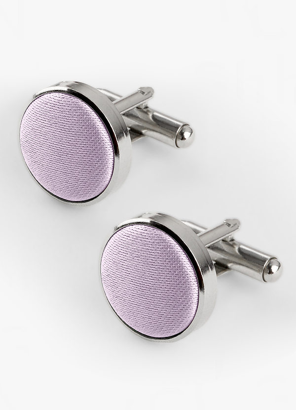 front Rounded Matte Satin Cuff Links