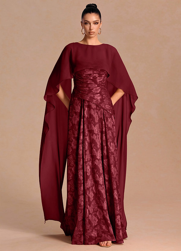 Gabriela Wine Maxi Dress image1