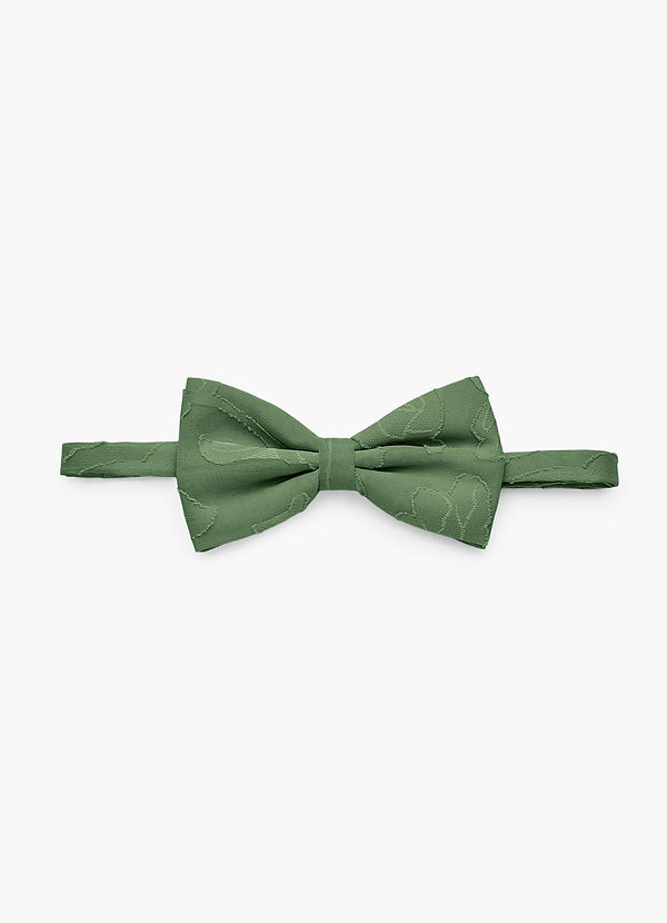 front Floral Burnout Adjustable Bow Tie